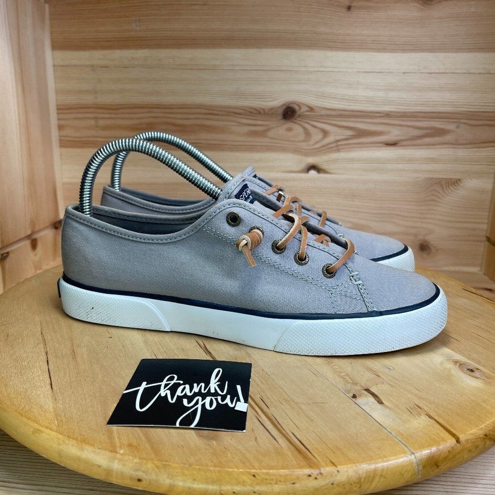 Sperry Pier View Womens Size 8 M Sneaker Shoes STS95729 Gray